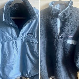 Patagonia- Snap T Flip Jacket Light blue/ Marine